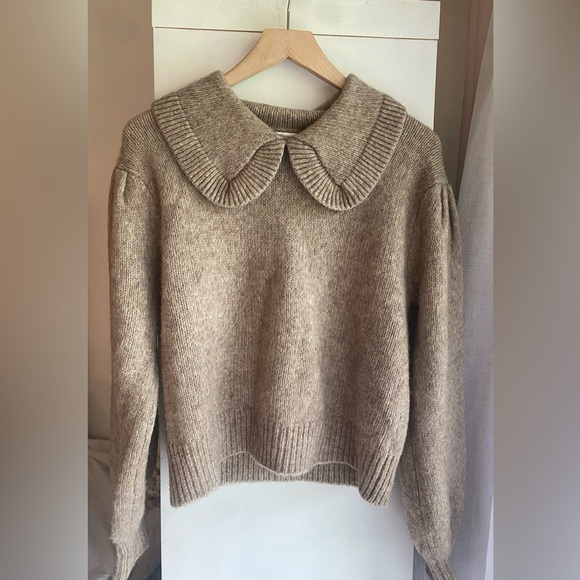 Anthropologie ASTR the Label The Dashwood Peter Pan Collared Sweater - Picture 4 of 10